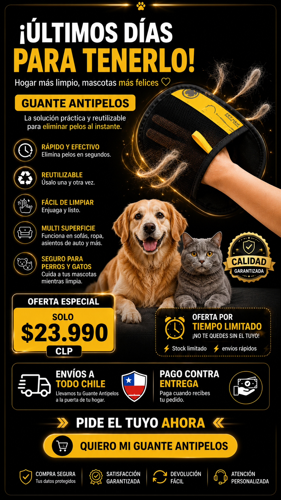 FurAway | Guante Quitapelos