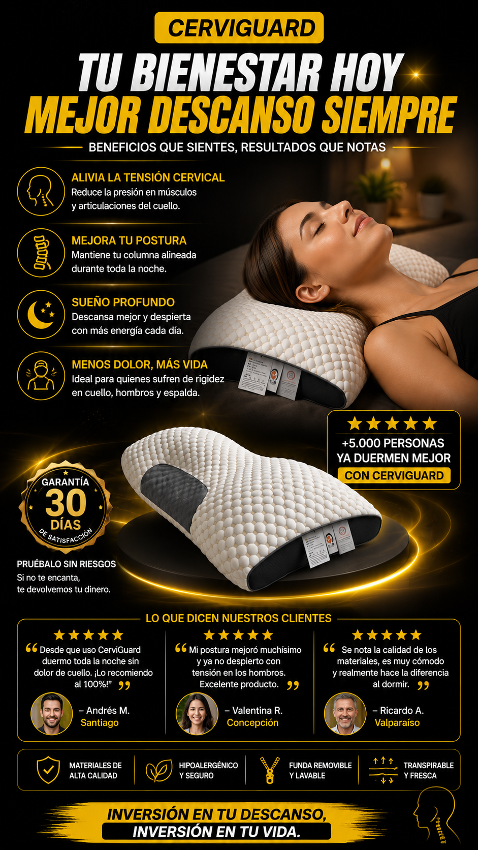 CerviGuard | Almohada Cervical