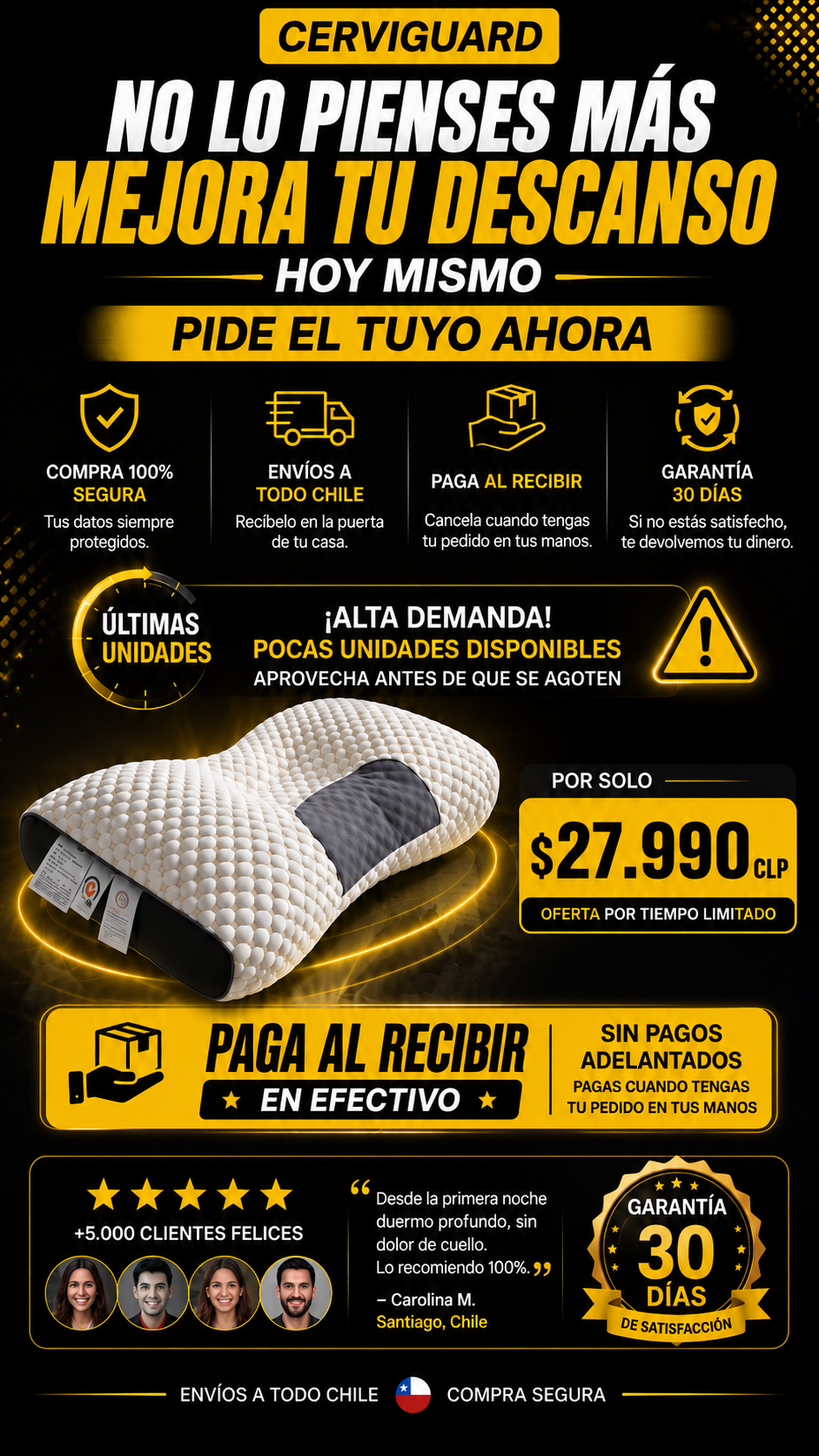 CerviGuard | Almohada Cervical